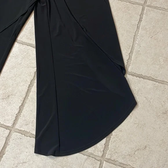 Joseph Ribkoff Black Wide-Leg Pants - Picture 5 of 7
